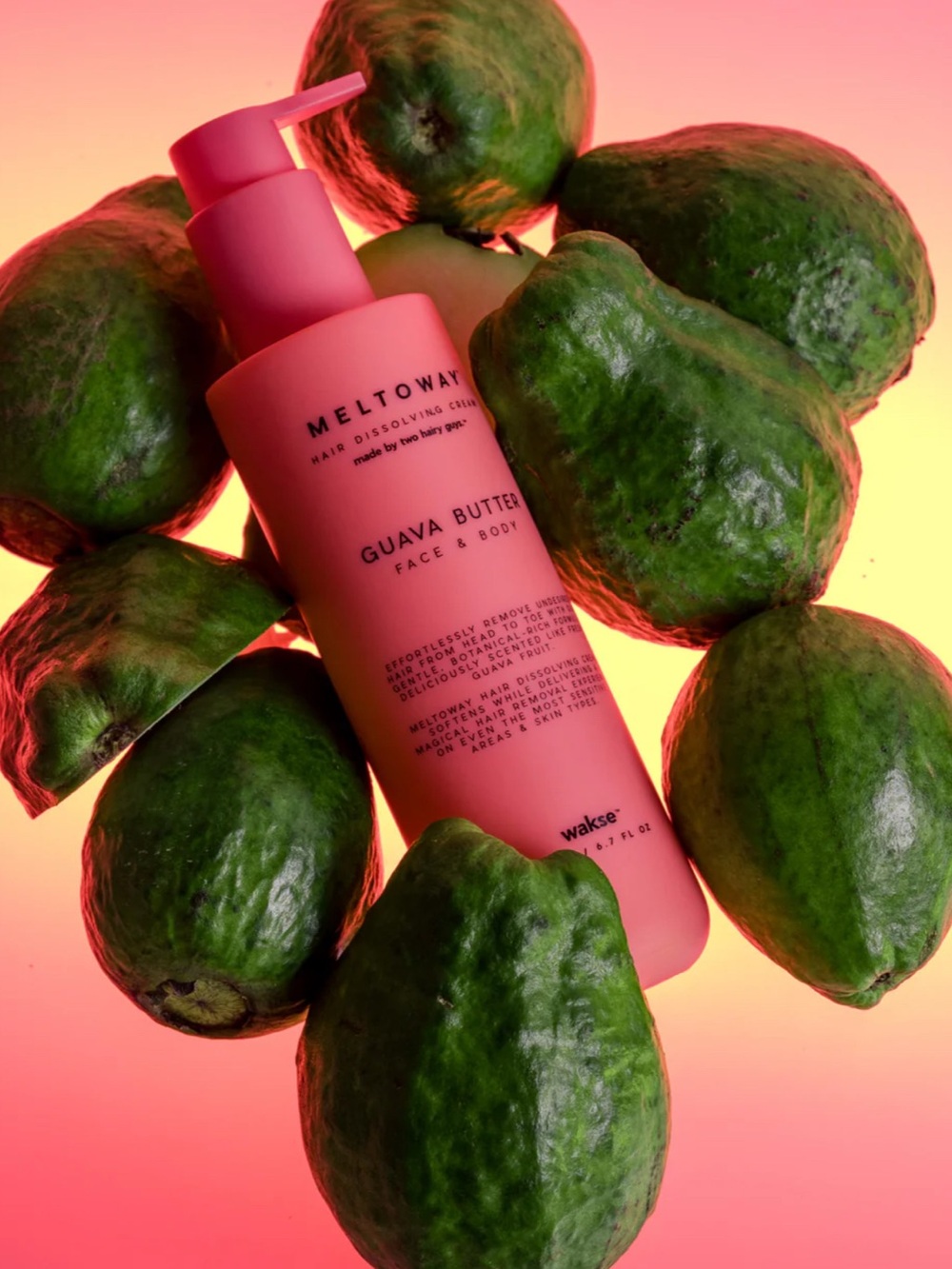 NEW Wakse Meltoway Hair Dissolving Cream in Guava Butter scent for face and body
